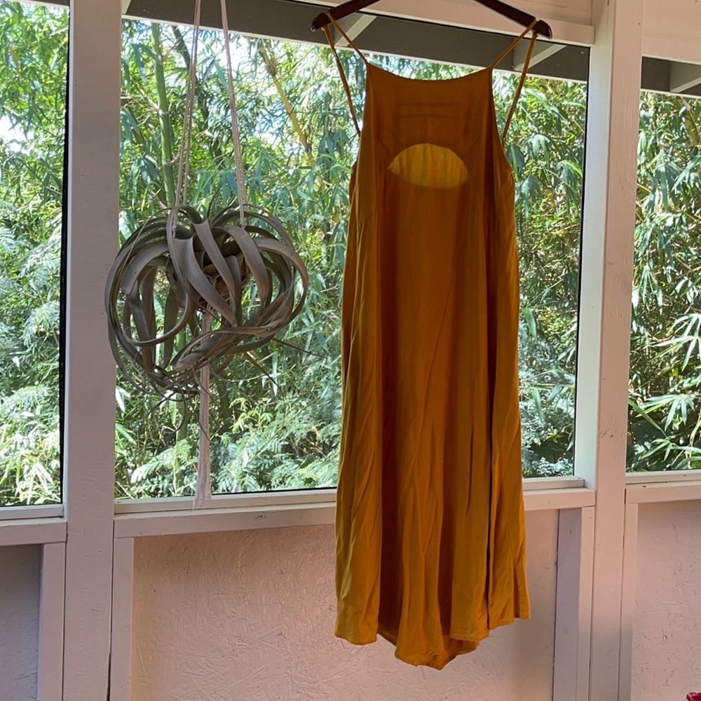 TYSA midi dress in Citrine size 0